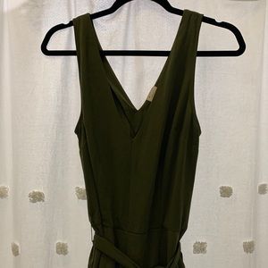 Olive Jumpsuit, like new